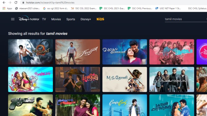 Watch tamil movies online free websites