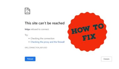 How To Fix 'This Site Can’t be Reached' Error