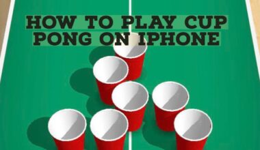 How To Play CUP PONG On iPhone
