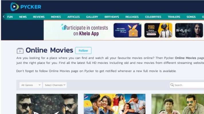 Pycker-Watch Tamil Movies Online Free