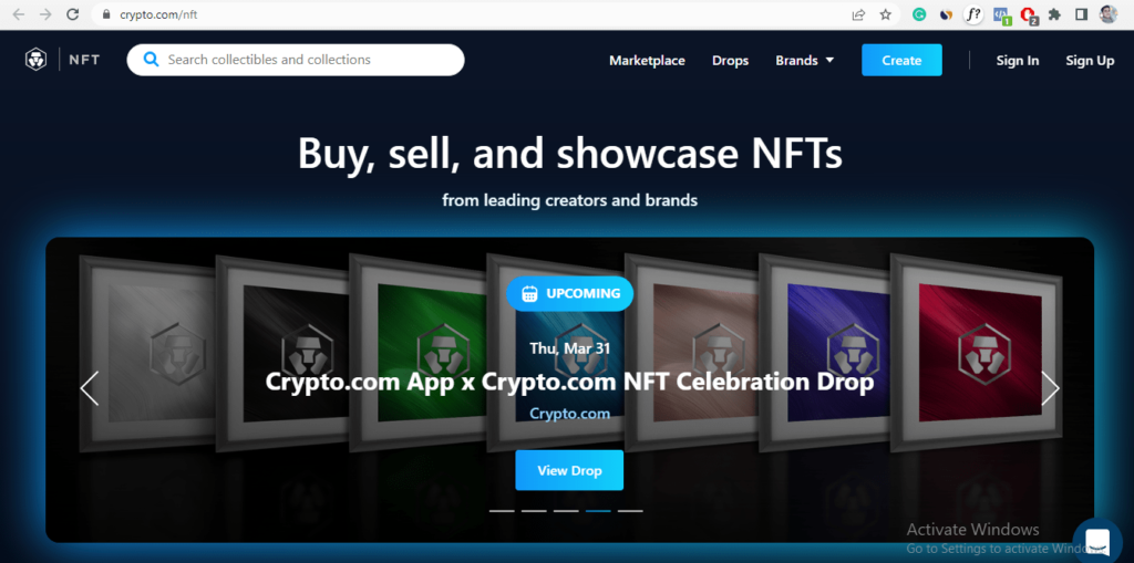 Crypto.com NFT - Best Marketplace