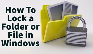 How To Lock a Folder or File in Windows 11/10