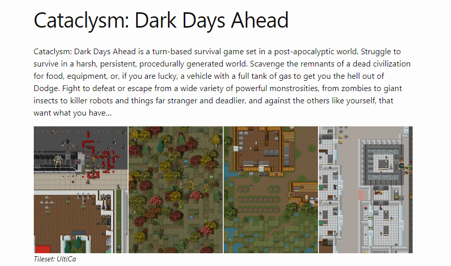Cataclysm Dark Days Ahead